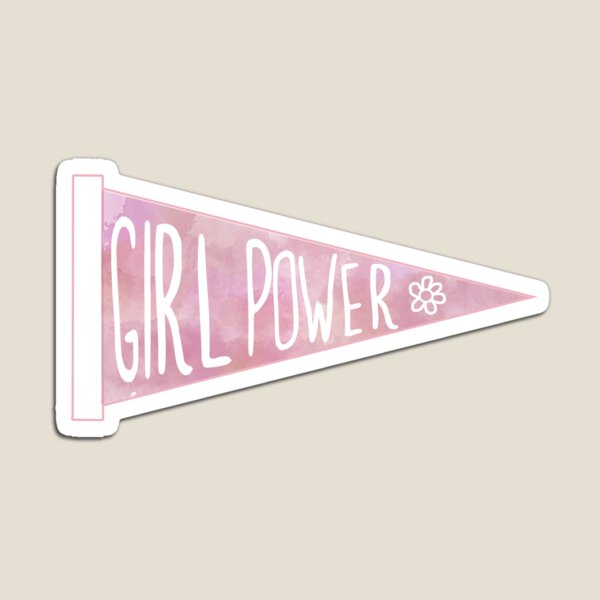 Girl Power Penant Magnet