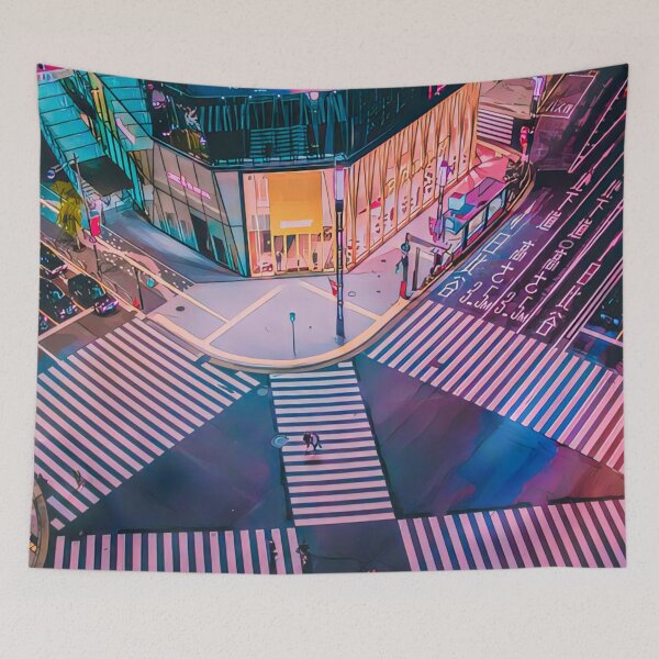 Item preview, Aesthetic Anime Tokyo Street designed and sold by KaremaJ.