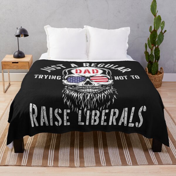 Item preview, Republican Just A Regular Dad Trying Not To Raise Liberals TShirt1 designed and sold by blancatawa.