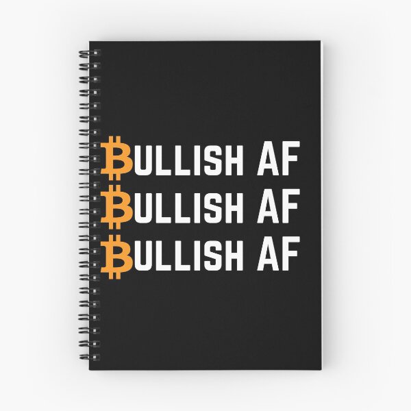 Item preview, Diseño de tipografía Bullish AF Bitcoin BTC designed and sold by Unworldly.