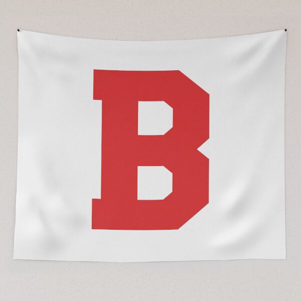Item preview, Alphabet, Red B, Sports letter B designed and sold by TheCultStuff.