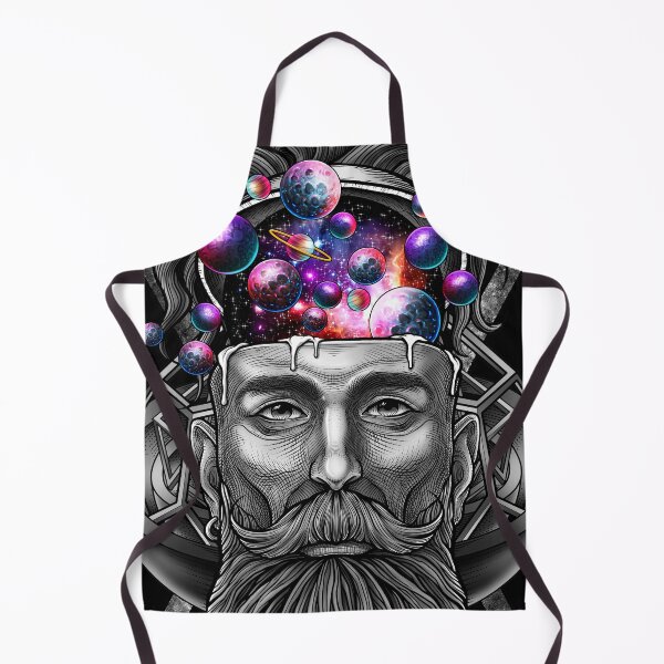 Item preview, Long beard hipster trippy solar system (Winya No. 185) designed and sold by Winya.