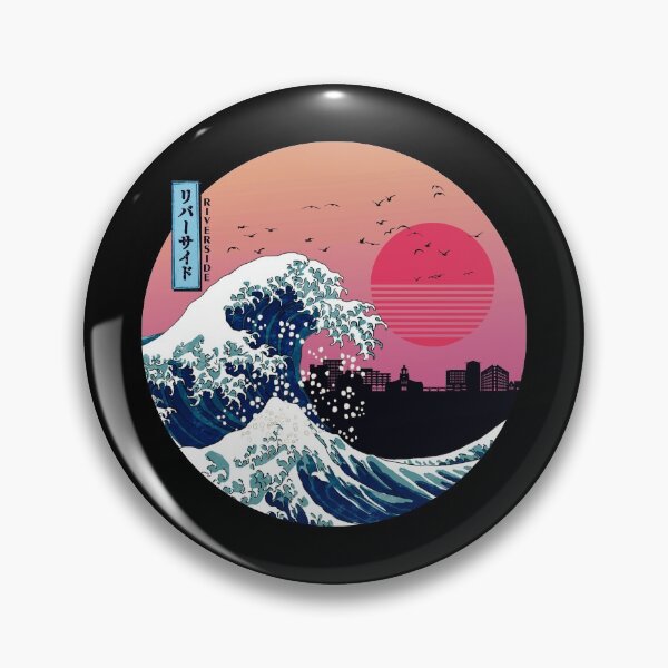Item preview, Riverside Kanagawa Wave Retro designed and sold by DFerraz.
