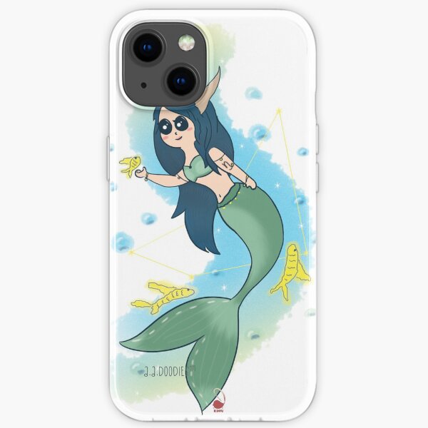 Capricorn Mermaid iPhone Soft Case