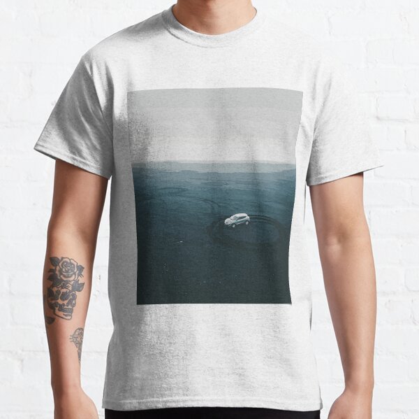 Drifting car on tarmac Classic T-Shirt