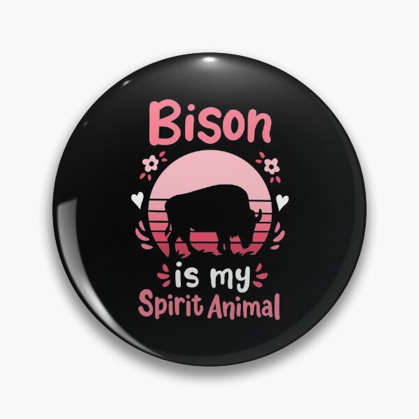 Artikelvorschau, Bison Spirit Animal Retro entworfen und verkauft von CreativeGiftShp.