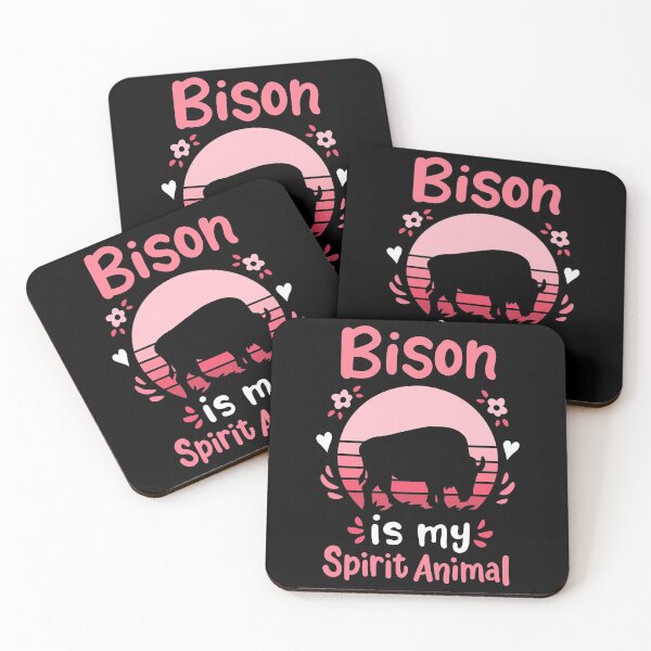 Artikelvorschau, Bison Spirit Animal Retro entworfen und verkauft von CreativeGiftShp.