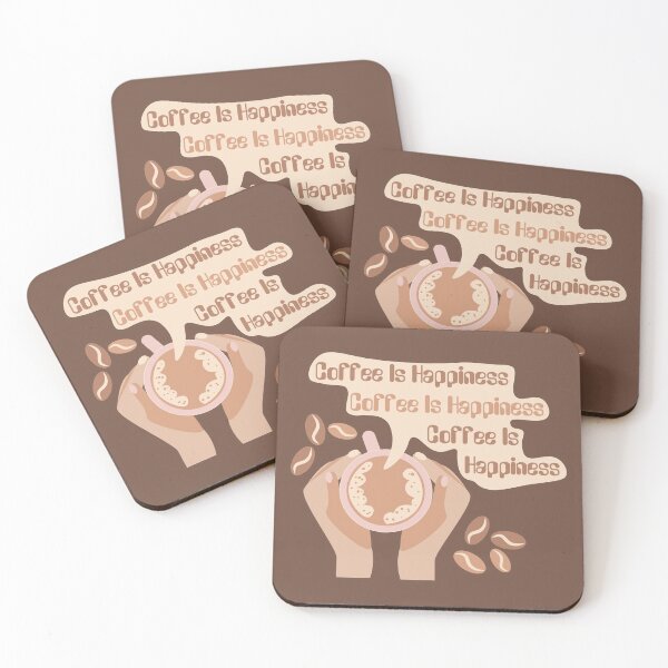 Item preview, Coffee Is Happiness designed and sold by CutieBlue.