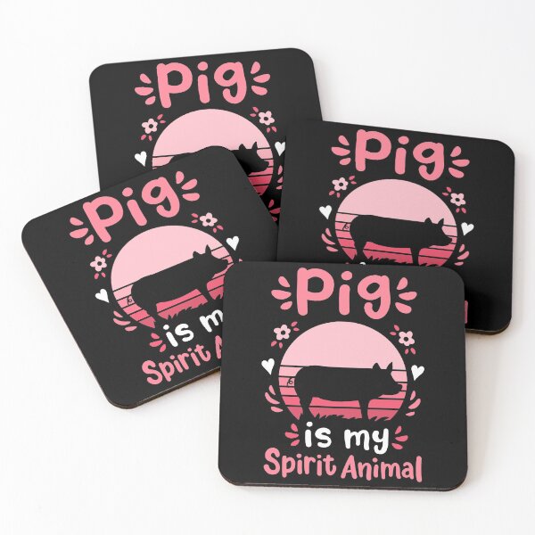 Artikelvorschau, Schweinegeist Tier Retro entworfen und verkauft von CreativeGiftShp.