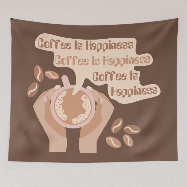 Item preview, Coffee Is Happiness designed and sold by CutieBlue.