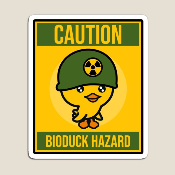 Item preview, Bioduck Hazard designed and sold by JOHNITEES.