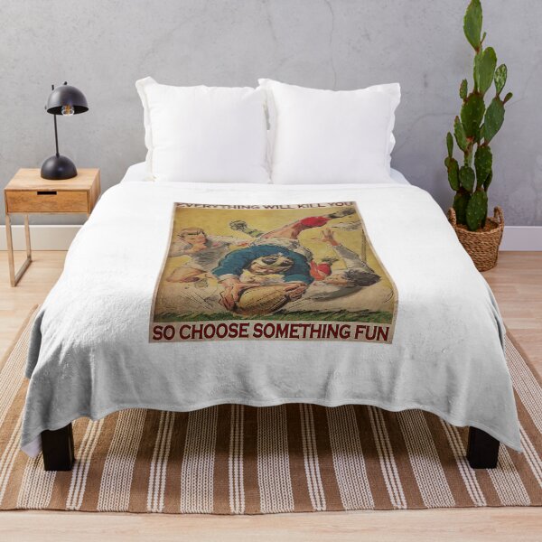 Item preview, Rugby Goal Everything Will Kill You So Choose Something Fun Poster designed and sold by NelaTesarik.