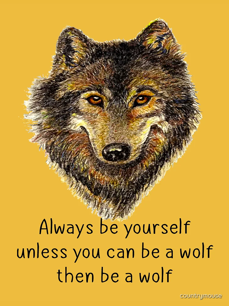 Brand New Wolf Art Board Print for Sale by brandnewmerch