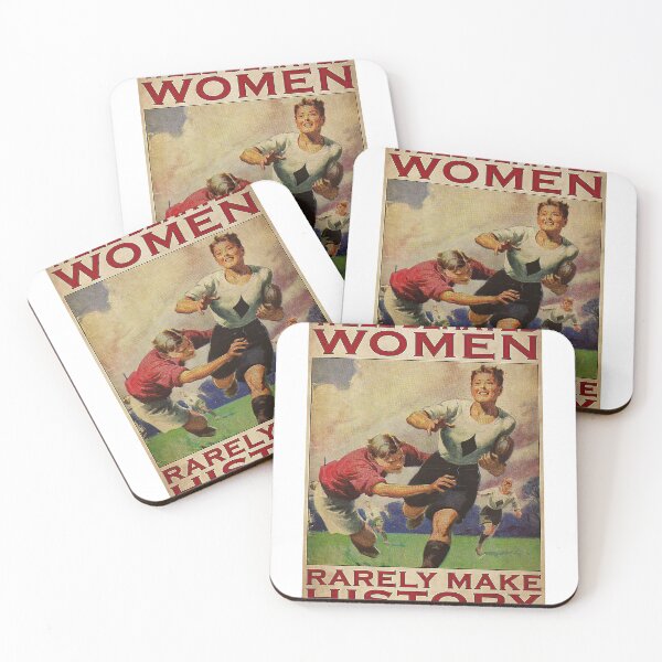 Item preview, Rugby Well Behaved Women Rarely Make History Poster designed and sold by NelaTesarik.