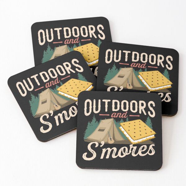 Item preview, Funny Outdoors and S'mores Vintage Campfire Food Hiking Lover Gifts designed and sold by alenaz.