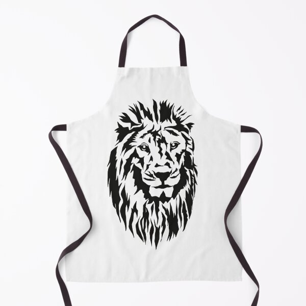 Item preview, Lion Face (Black and White) designed and sold by breathingada.
