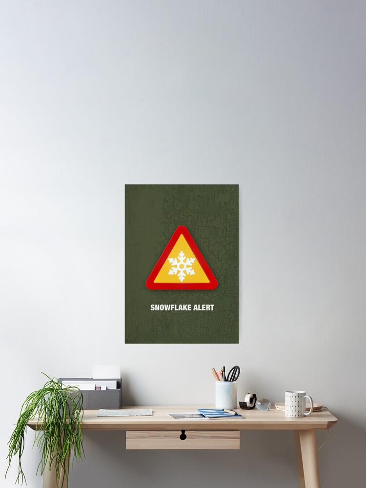 Thumbnail 2 of 3, Poster, SnowFlake Alert designed and sold by 73553.
