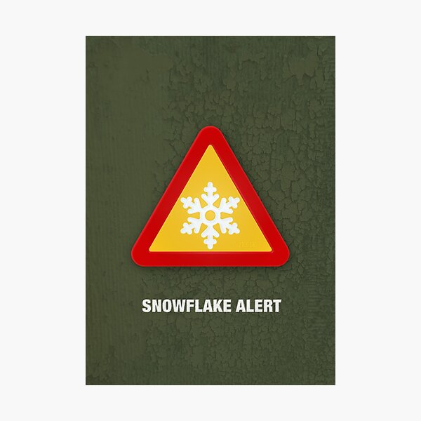 Item preview, SnowFlake Alert designed and sold by 73553.