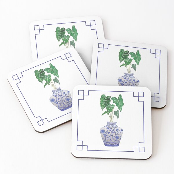 Item preview, Blue Porcelain Caladium designed and sold by Zainiamin.