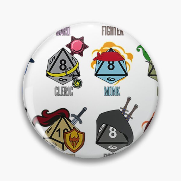Item preview, D&D Character Class Hit Dice designed and sold by bonesof987.