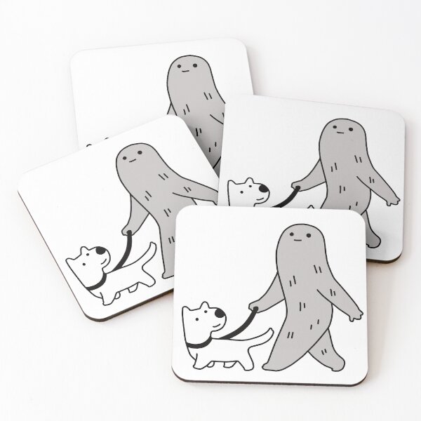 Item preview, Sasquatch with Dog designed and sold by line-on-line.