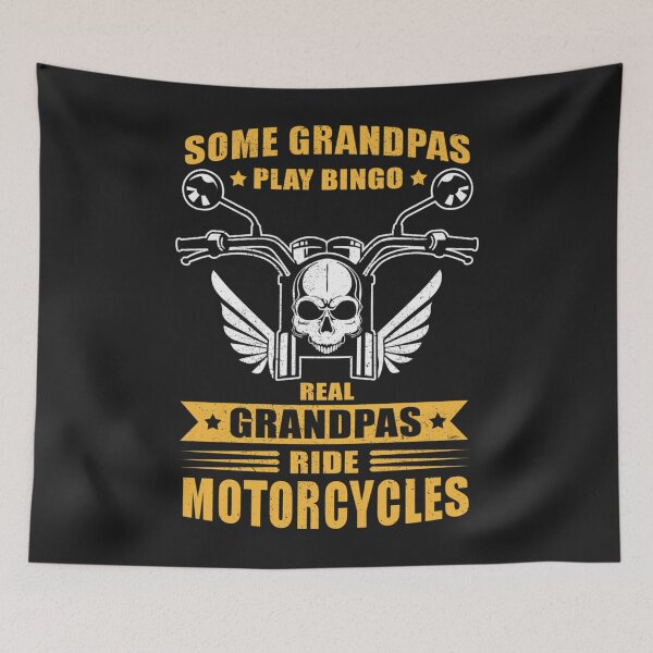 Item preview, Some Grandpas Play Bingo Real Grandpas Ride Motorcycles Gift Long Sleeve TShirt29 designed and sold by blancatawa.