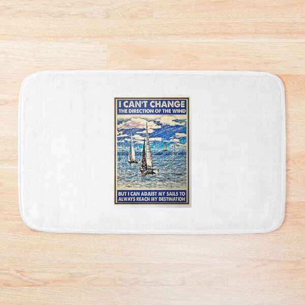 Item preview, Sails Sailor I Cant Change The Direction Of The Wind Vintage Poster designed and sold by NelaTesarik.