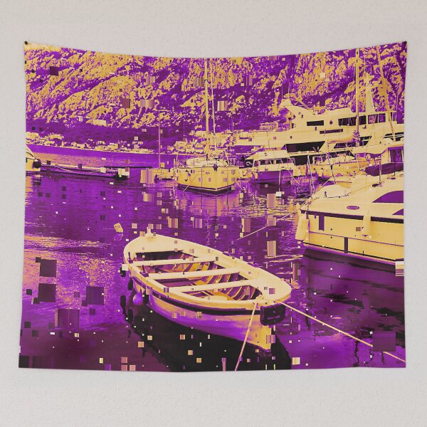 Item preview, Boat Dock Glitch Art designed and sold by glitchhub.