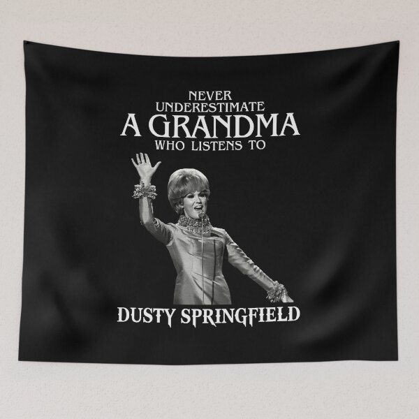 Item preview, Vintage Never Underestimate A Woman Who Listens to Dusty Springfield designed and sold by griffithspoppy.