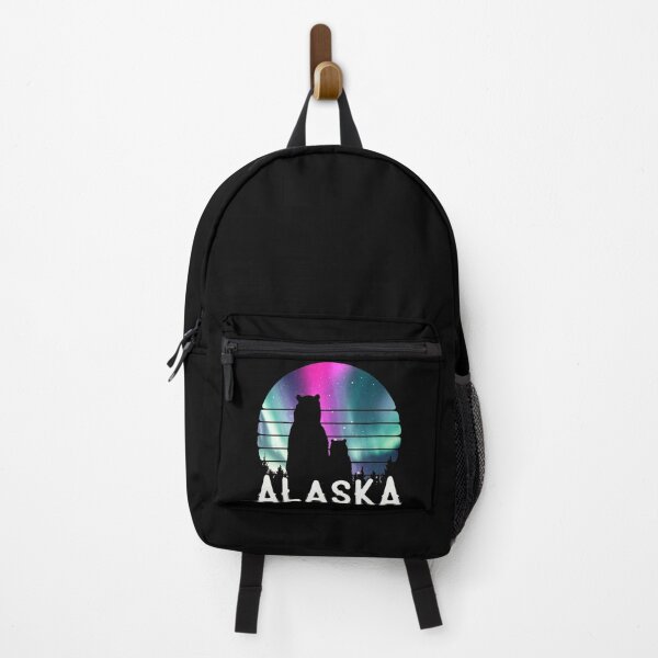 Item preview, Northern Alaska Mama Bear Baby Viewing Polar Lights Cute Travel Gift designed and sold by alenaz.