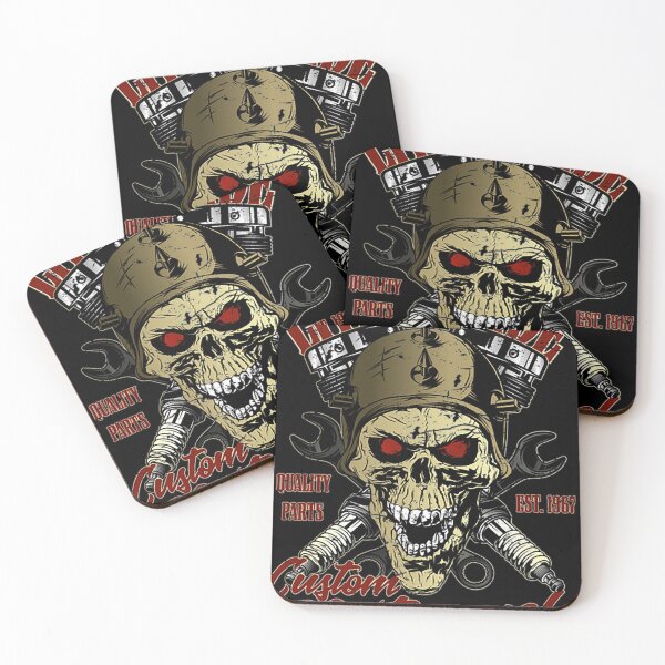 Item preview, Live to Ride - Motorcycle Biker Skull designed and sold by bonesof987.