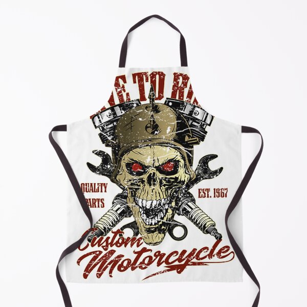 Item preview, Live to Ride - Motorcycle Biker Skull designed and sold by bonesof987.