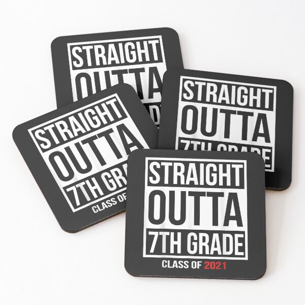 Item preview, Straight Outta 7th Grade Class of 2021 Funny Graduation TShirt7 designed and sold by blancatawa.