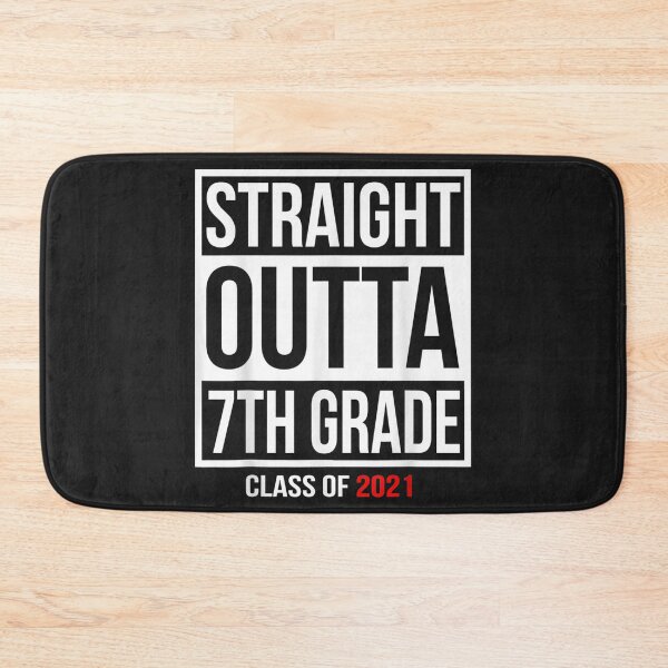 Item preview, Straight Outta 7th Grade Class of 2021 Funny Graduation TShirt7 designed and sold by blancatawa.