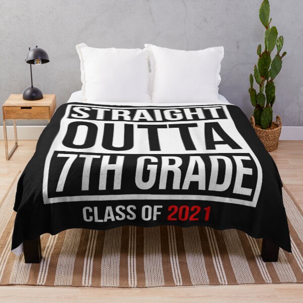 Item preview, Straight Outta 7th Grade Class of 2021 Funny Graduation TShirt7 designed and sold by blancatawa.