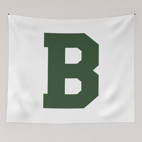 Item preview, Alphabet, Green B, Sports letter B designed and sold by TheCultStuff.