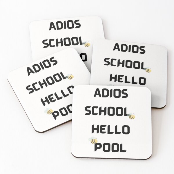 Item preview, Adios school hello pool sticker designed and sold by Preetydesign.