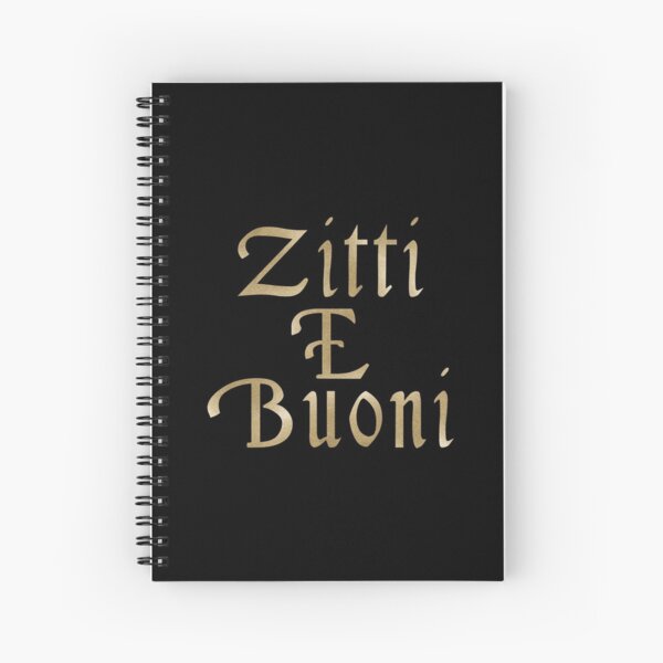Eurovision 2021- Eurovision song contest - ESC fans - Sit and be pretty - Zitti E Buoni (GB) Spiral Notebook