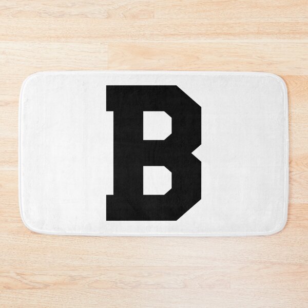 Item preview, Alphabet, Black B, Sports letter B designed and sold by TheCultStuff.