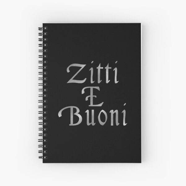 Eurovision 2021- Eurovision song contest - ESC fans - Sit and be pretty - Zitti E Buoni (GB) Spiral Notebook