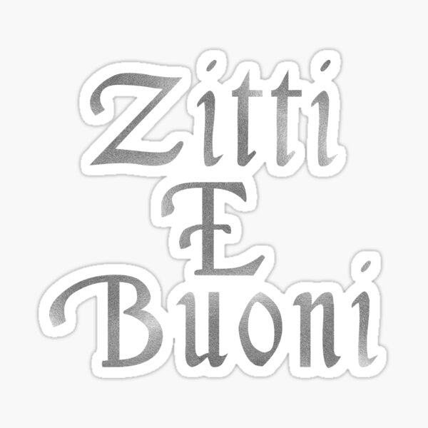 Eurovision 2021- Eurovision song contest - ESC fans - Sit and be pretty - Zitti E Buoni (GB) Sticker
