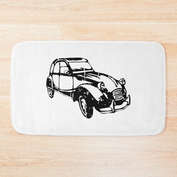 Item preview, Silhouette 2CV - Ente Döschwo Auto Retro Shirt designed and sold by 2CV-Oldtimers.