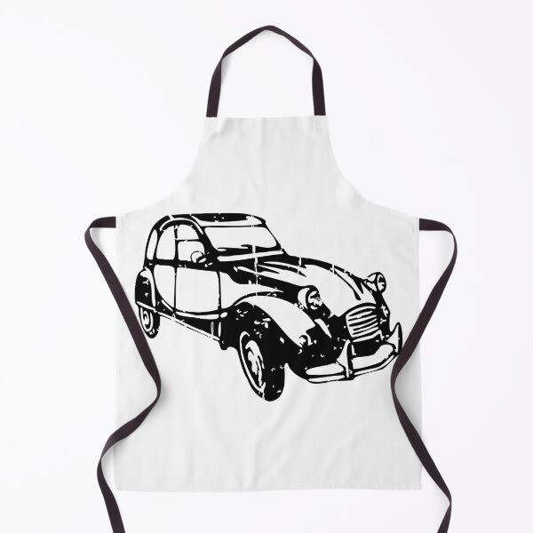 Item preview, Silhouette 2CV - Ente Döschwo Auto Retro Shirt designed and sold by 2CV-Oldtimers.