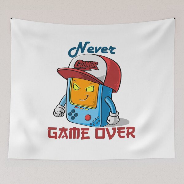 Item preview, Never game over designed and sold by Curlyhaire.