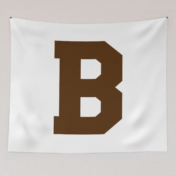 Item preview, Alphabet, Brown B, Sports letter B designed and sold by TheCultStuff.