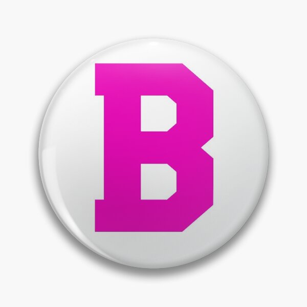 Item preview, Alphabet, Pink B, Sports letter B designed and sold by TheCultStuff.