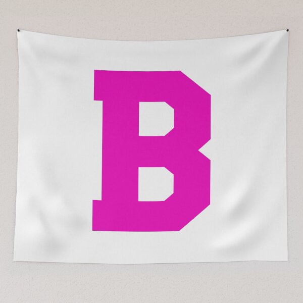 Item preview, Alphabet, Pink B, Sports letter B designed and sold by TheCultStuff.