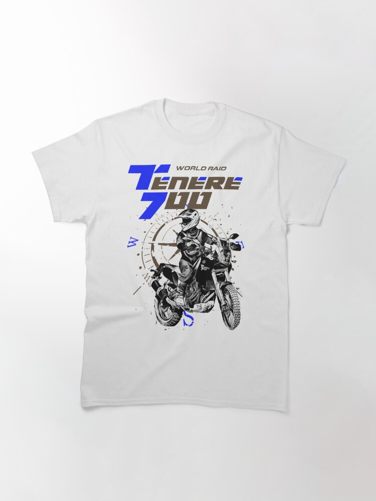 Black T-shirt Moto Trails USA Tenere 700