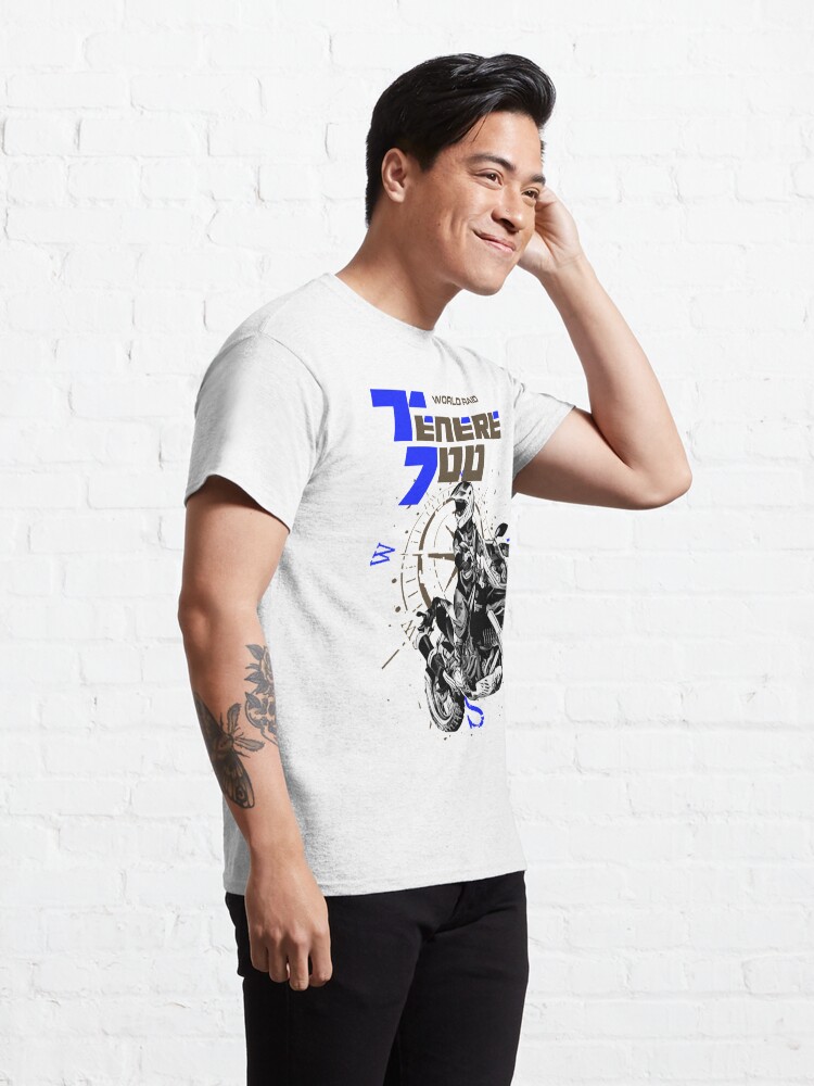 T-shirt Yamaha Ténéré Blanc Tais - Mot'Access