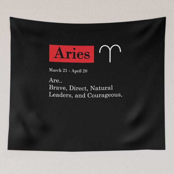 Item preview, Aries Zodiac Sign And Personality designed and sold by RomeoSketches.